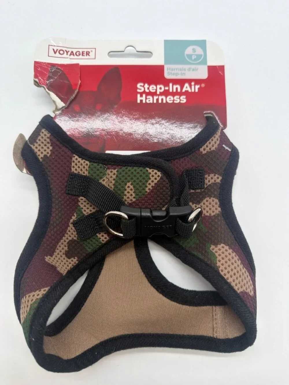 Voyager Step-In Air Harness For Small Dogs Camo Print Breathable Mesh Lightweigh